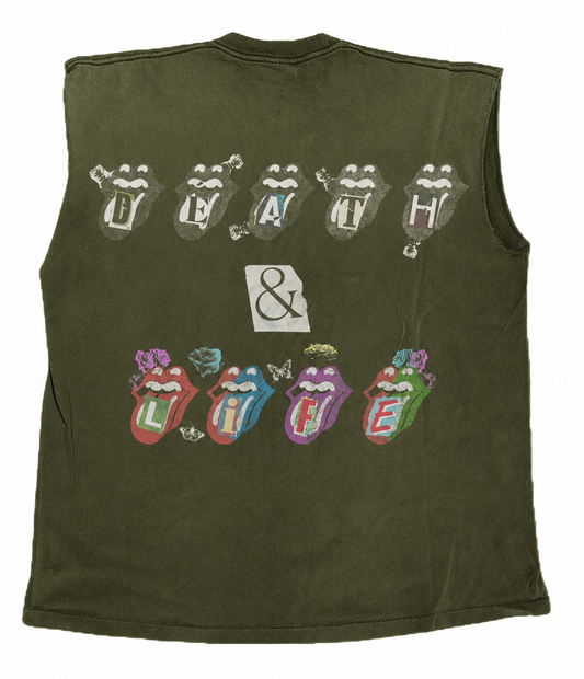 Death & Life Olive Tee or Tank (Favored Flea LA Exclusive)