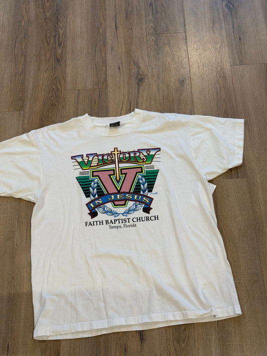 Victory In Jesus Vintage Tee