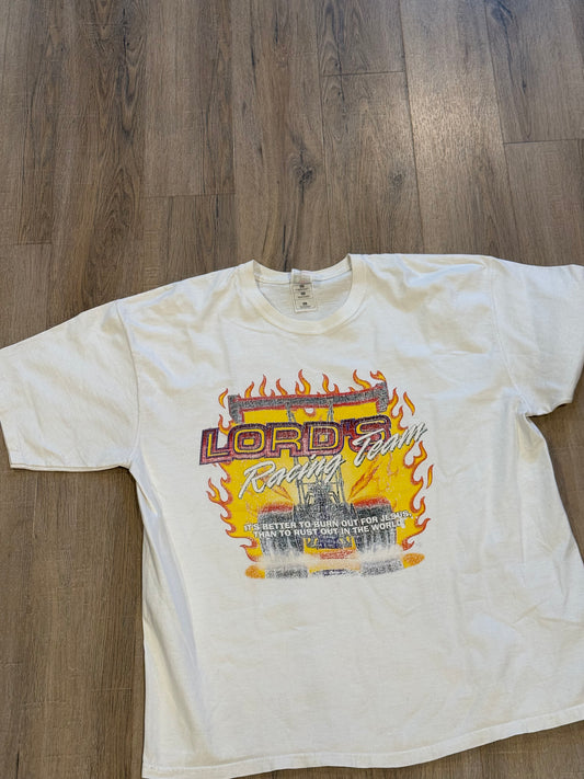 Kingdoms Lord Racing Team Flame Fader Vintage Tee 1990s