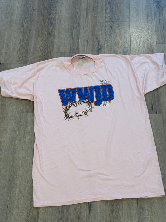 Pink WWJD CROWN OF THORNS 90s